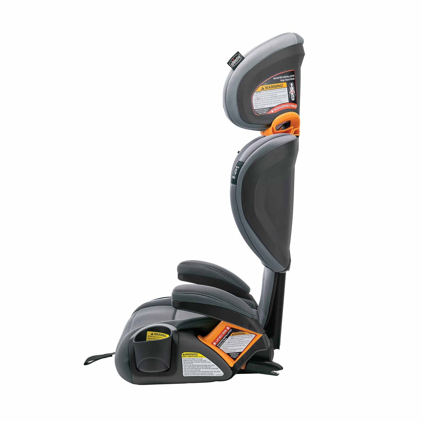 Chicco KidFit ClearTex Plus 2-in-1 Belt-Positioning Booster Car Seat- Strolleria