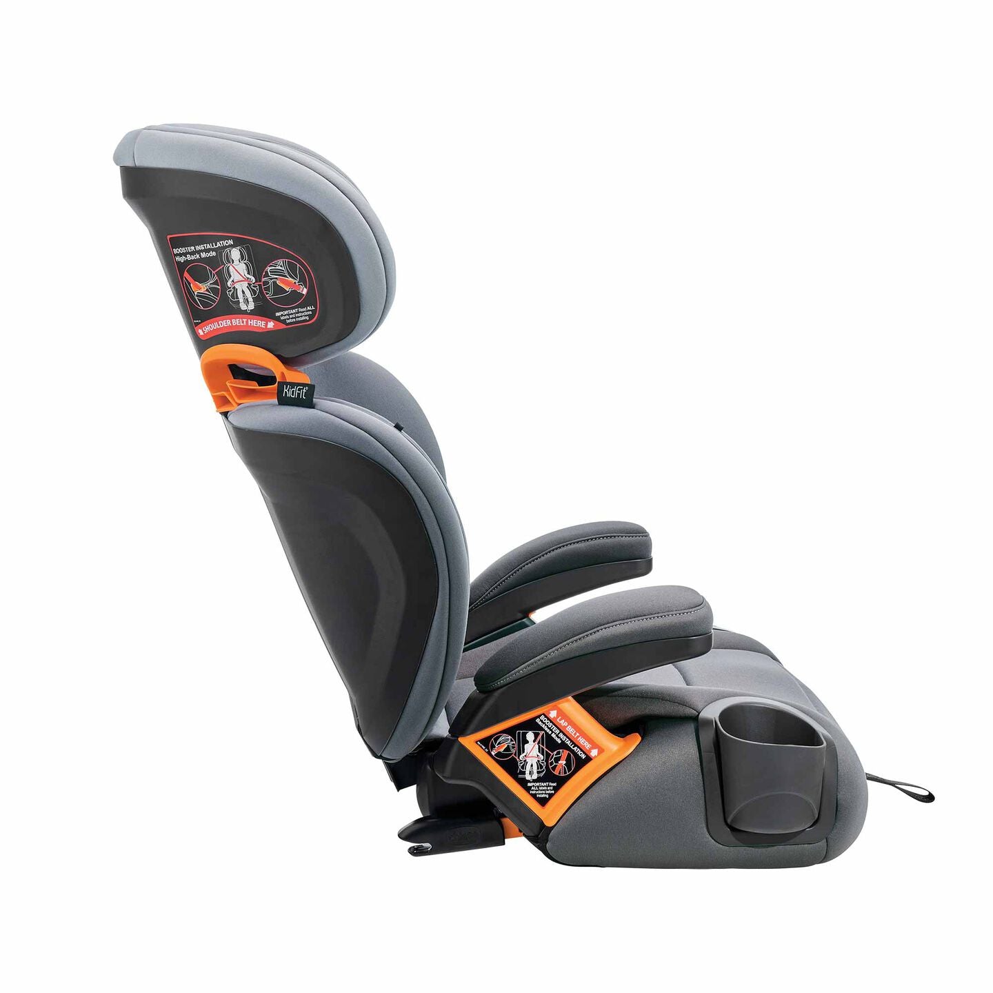 Chicco KidFit ClearTex Plus 2-in-1 Belt-Positioning Booster Car Seat- Strolleria