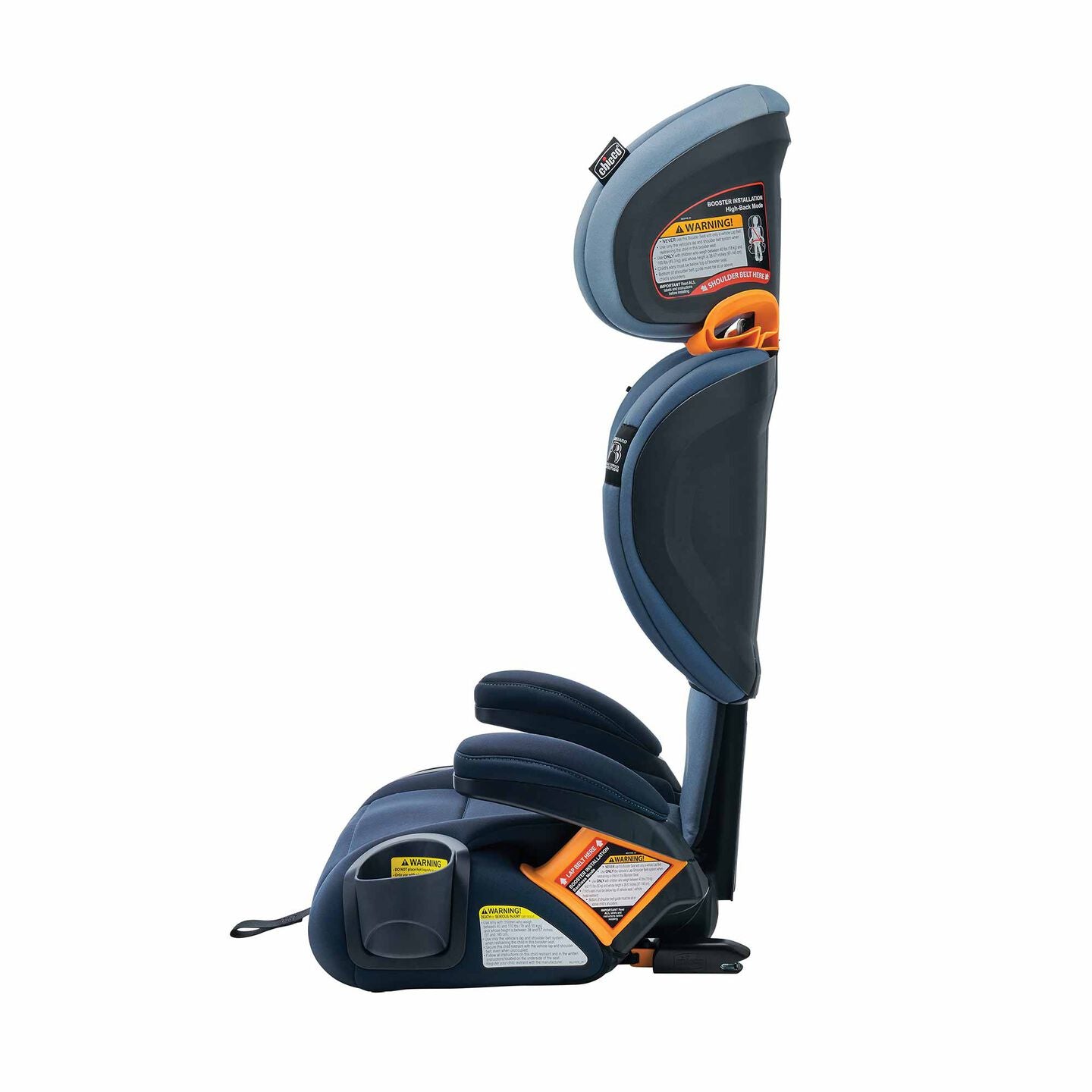 Chicco KidFit ClearTex Plus 2-in-1 Belt-Positioning Booster Car Seat- Strolleria