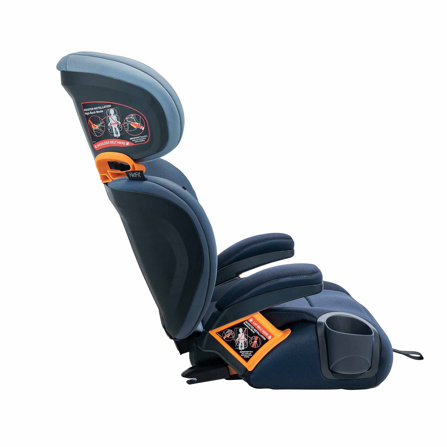 Chicco KidFit ClearTex Plus 2-in-1 Belt-Positioning Booster Car Seat- Strolleria