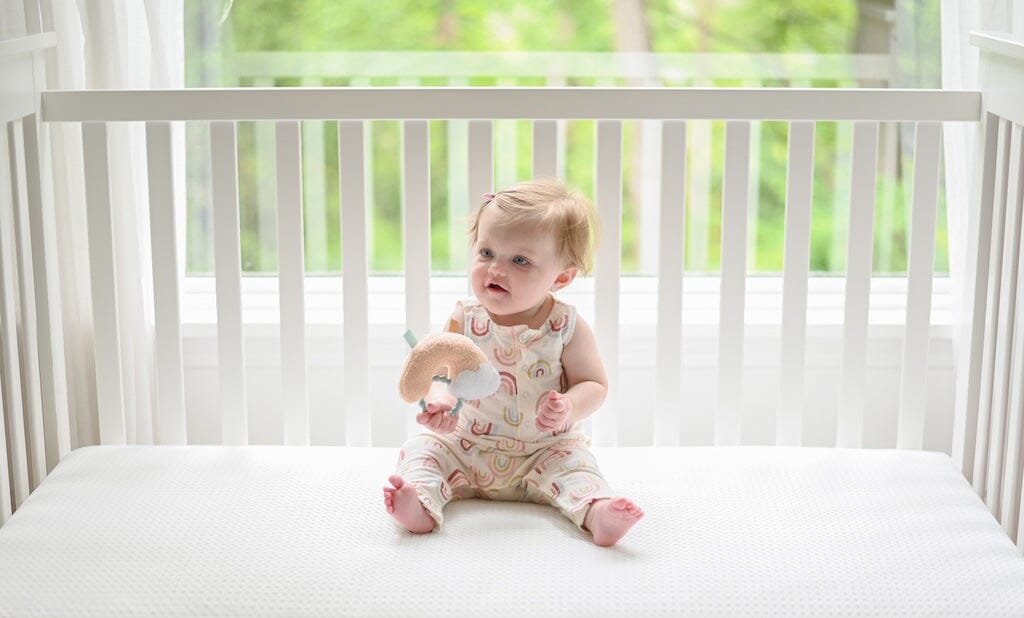 Lullaby Earth Breathe-Safe 2-Stage Crib Mattress- Strolleria