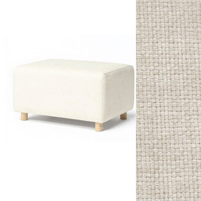 Oilo Ottoman Wide Rectangle Wood Base