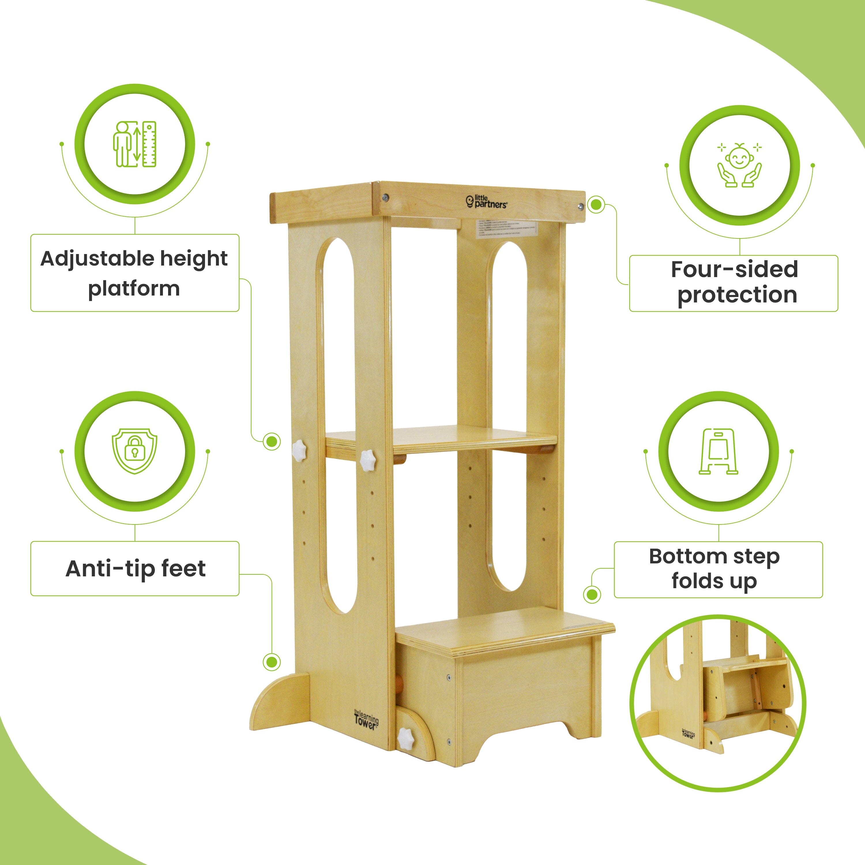 Little Partners Explore 'N Store Learning Tower® Toddler Tower- Strolleria