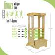 Little Partners Explore 'N Store Learning Tower® Toddler Tower - Bambi Baby