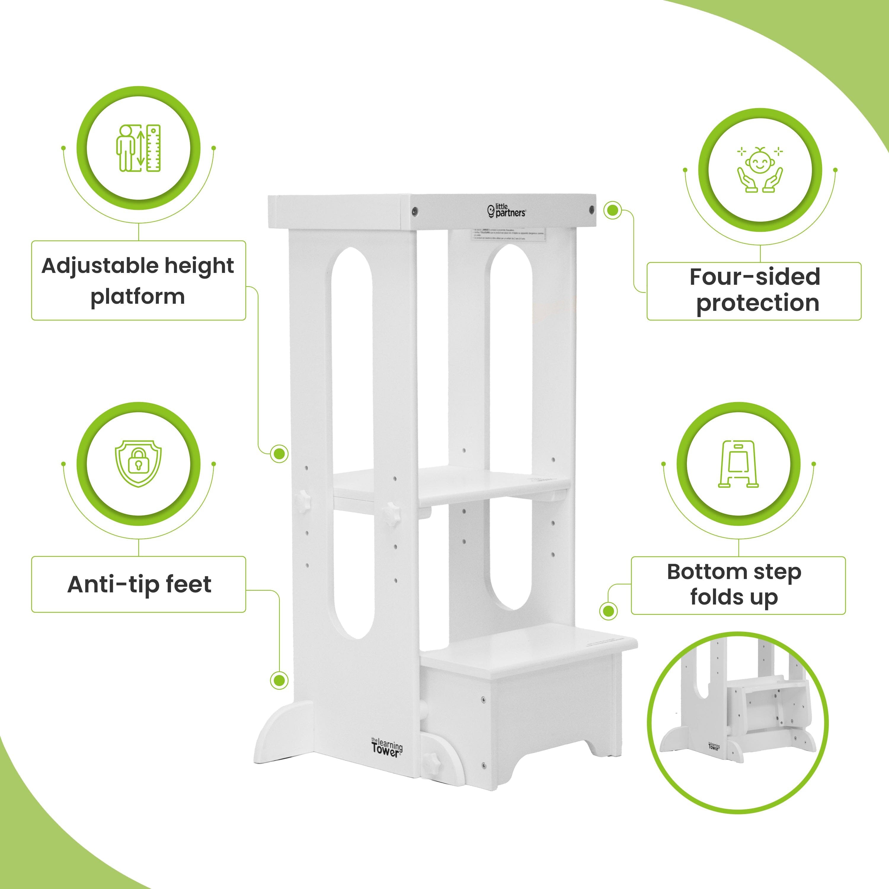 Little Partners Explore 'N Store Learning Tower® Toddler Tower- Strolleria