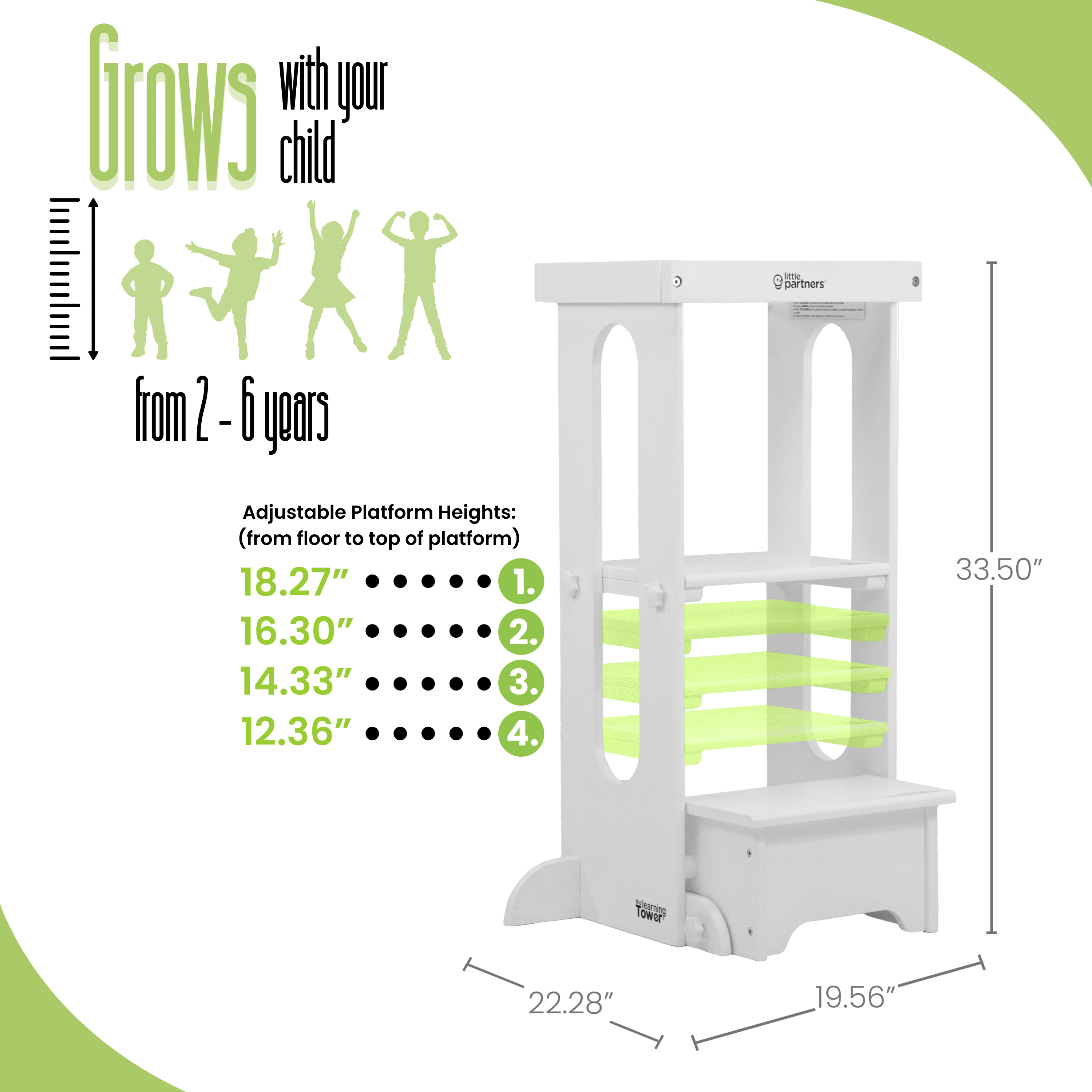Little Partners Explore 'N Store Learning Tower® Toddler Tower- Strolleria