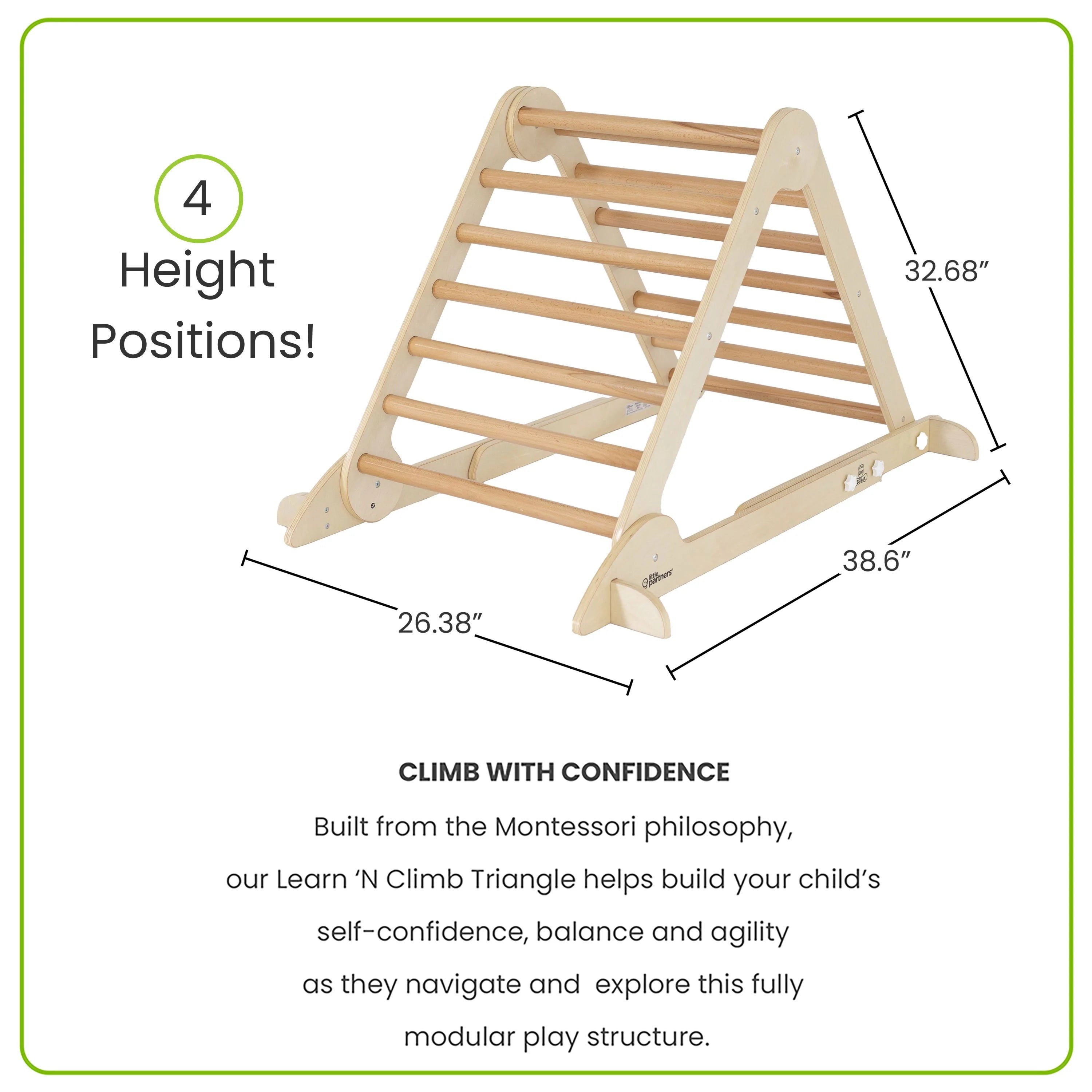 Little Partners Learn 'N Climb Triangle (Knock-Down)- Strolleria