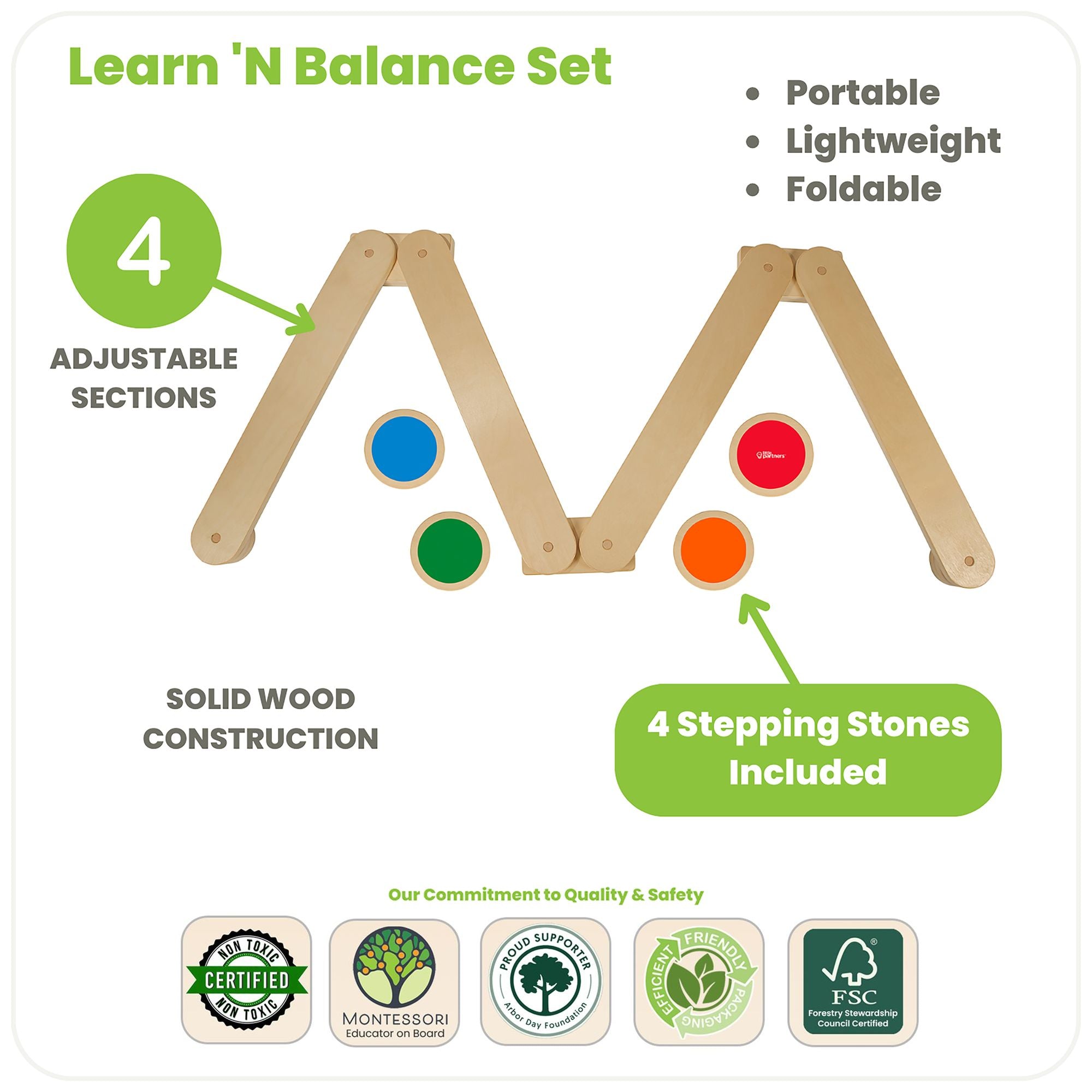Little Partners Learn 'N Balance Set- Strolleria