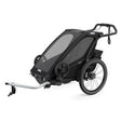 Thule Chariot Sport 1-Seat Multisport Bike Trailer Midnight Black - Bambi Baby