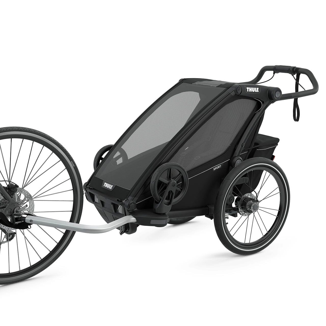 Thule Chariot Sport 1-Seat Multisport Bike Trailer Midnight Black- Strolleria
