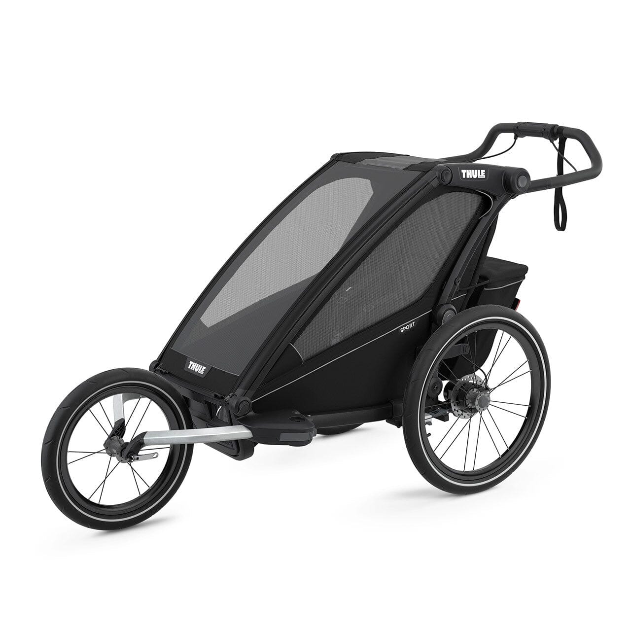 Thule Chariot Sport 1-Seat Multisport Bike Trailer Midnight Black- Strolleria