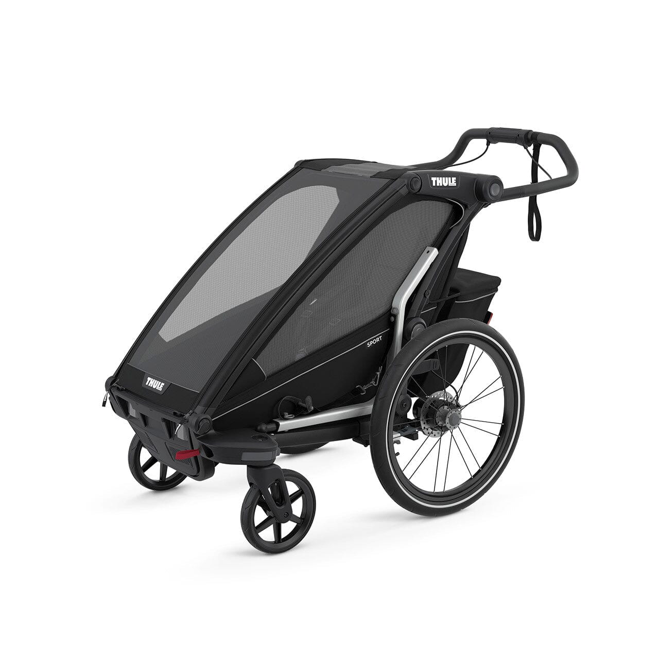 Thule Chariot Sport 1-Seat Multisport Bike Trailer Midnight Black- Strolleria