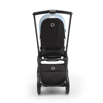 Bugaboo Dragonfly Stroller, Bassinet, and Turtle Air Travel System - Graphite / Midnight Black / Skyline Blue