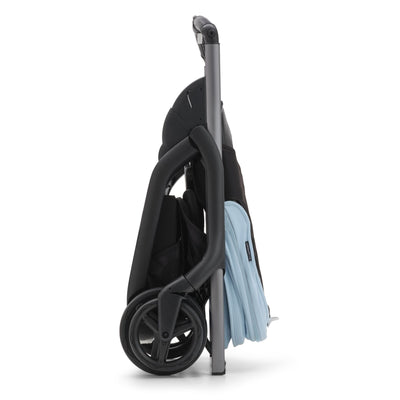 Bugaboo Dragonfly Stroller and Turtle Air Travel System - Graphite / Midnight Black / Skyline Blue