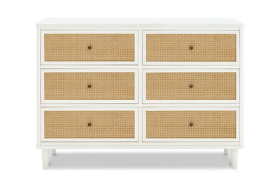 Namesake Marin with Cane 6 Drawer Assembled Dresser