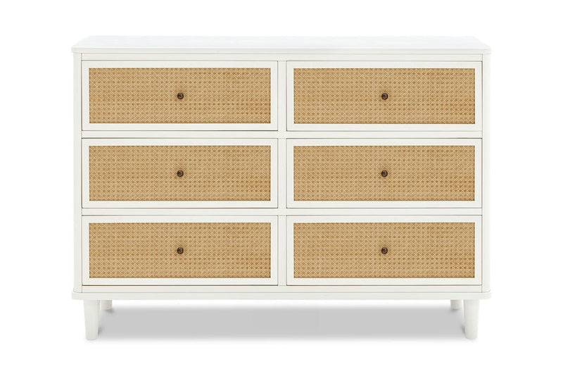 Namesake Marin with Cane 6 Drawer Assembled Dresser