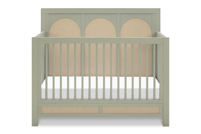 Namesake Eloise 4-in-1 Convertible Crib - French Sage and Performance Sand Eco-Weave