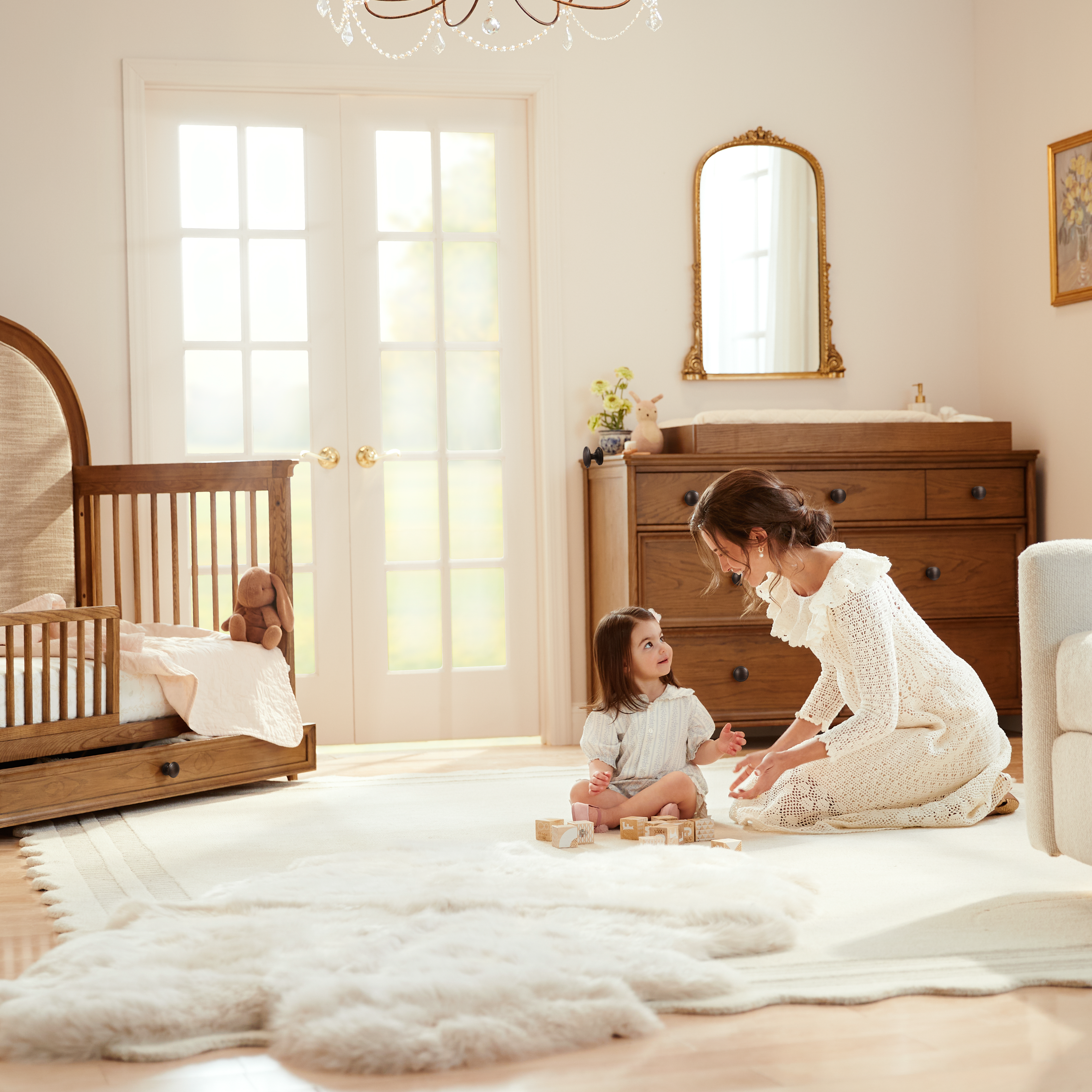 Maxi Cosi Quiet Luxury 6-in-1 Convertible Crib with Toddler Bed/Daybed Conversion Kit- Strolleria