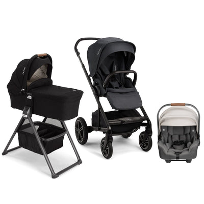 Nuna MIXX Next Bundle - Stroller, Bassinet and PIPA RX Infant Car Seat Ocean / Birch