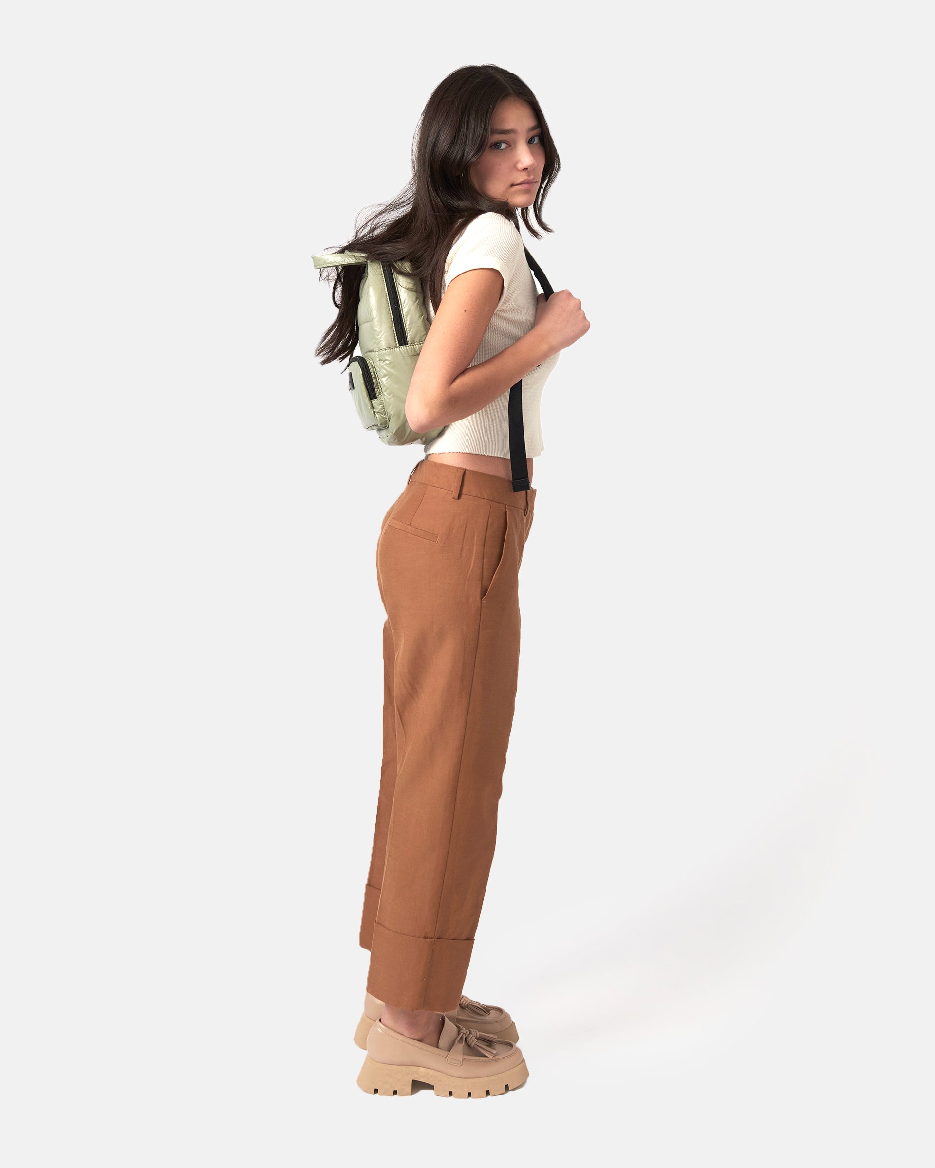 7AM Enfant Midi Classic backpack - Matcha- Strolleria
