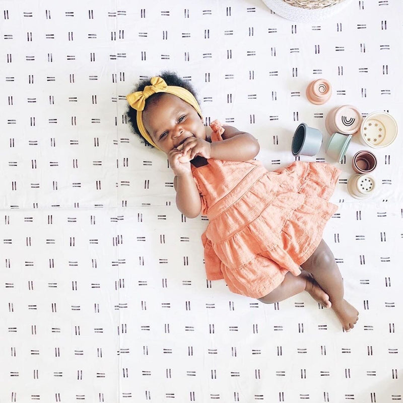 Toki Kids Mudcloth Organic Cotton Mat
