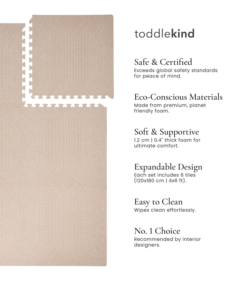 Toddlekind USA Haven Playmat In Deco - Latte