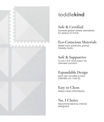 Toddlekind USA Haven Playmat In Kyte - Soft Storm