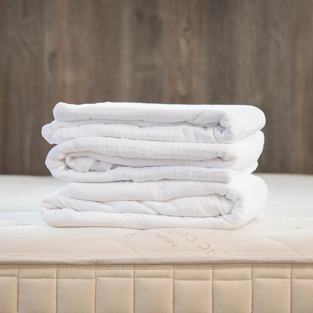 Naturepedic Organic Cotton Breathable Muslin Duvet Covers & Shams- Strolleria