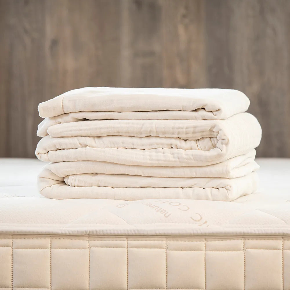 Naturepedic Organic Cotton Breathable Muslin Duvet Covers & Shams- Strolleria