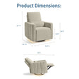 Maxi Cosi Dorian Swivel Glider and Power Recliner with Nightlight - Bambi Baby