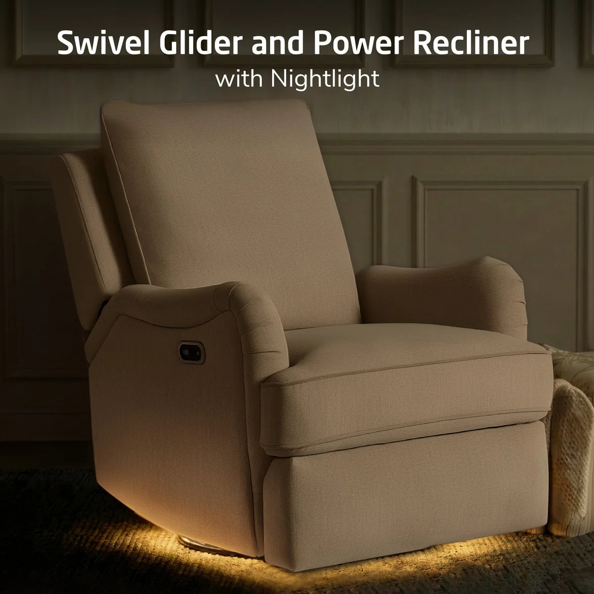 Maxi Cosi Lindon Swivel Glider & Power Recliner- Strolleria