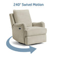 Maxi Cosi Lindon Swivel Glider & Power Recliner - Bambi Baby