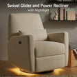 Maxi Cosi Ansel Swivel Glider and Power Recliner with Nightlight - Bambi Baby