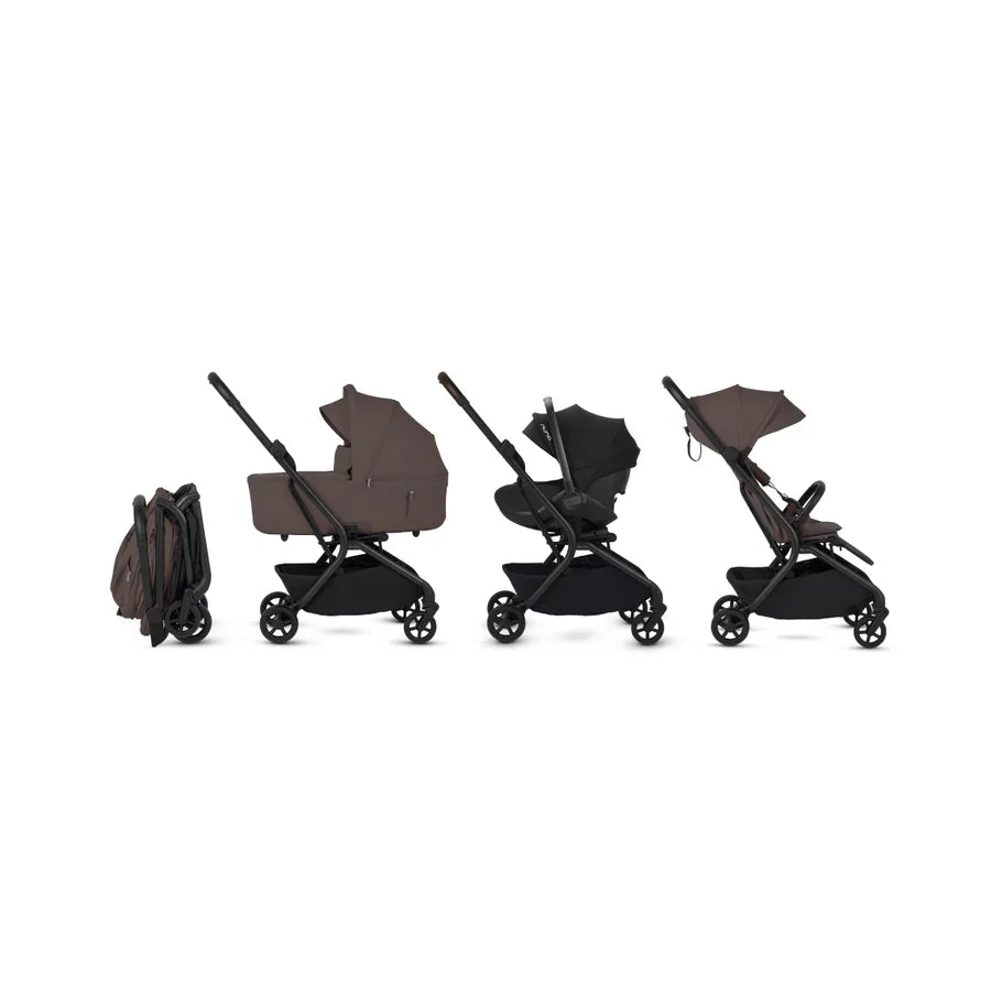 Silver Cross Nia Compact Stroller Travel Bundle - Chocolate- Strolleria