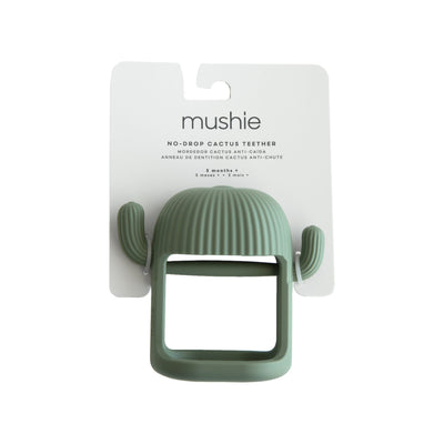 Mushie No-Drop Cactus Teether
