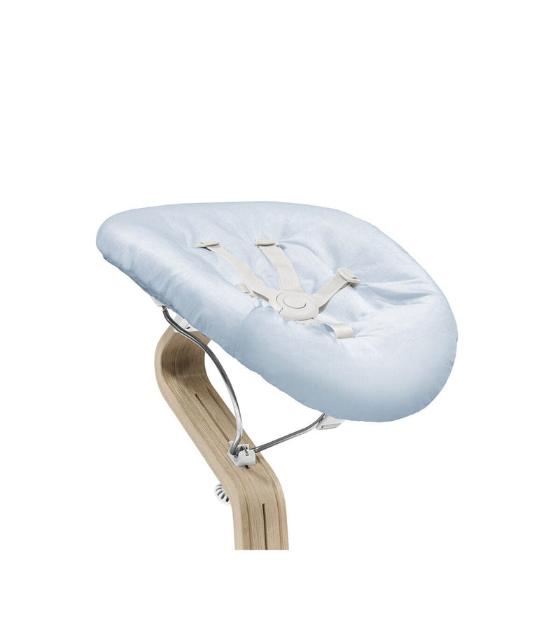 Nomi Newborn Set - White / Reversible Gray / Blue