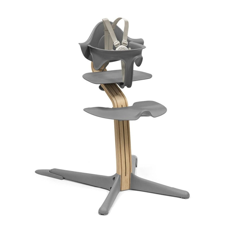 Nomi High Chair - Grey / Oak
