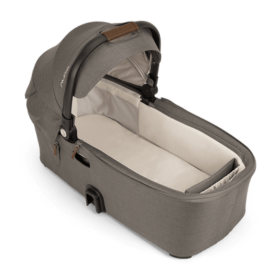 Nuna DEMI Next Double Stroller with Rider Board and Bassinet + Stand