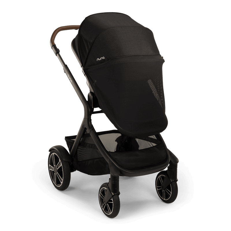Nuna DEMI Next with Rider Board Double Stroller and PIPA Aire RX Travel System