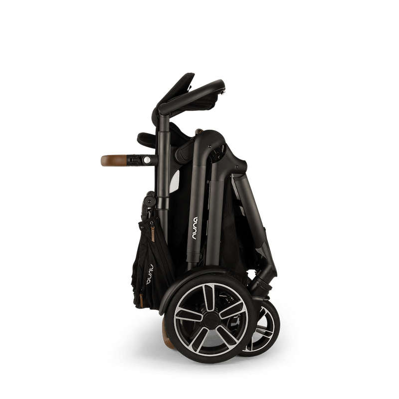 Nuna DEMI Next Stroller, Rider Board, and PIPA RX Travel System Caviar