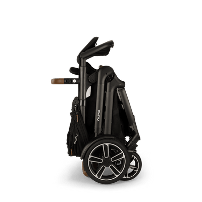 Nuna DEMI Next Stroller, Rider Board, and PIPA RX Twin Travel System Caviar