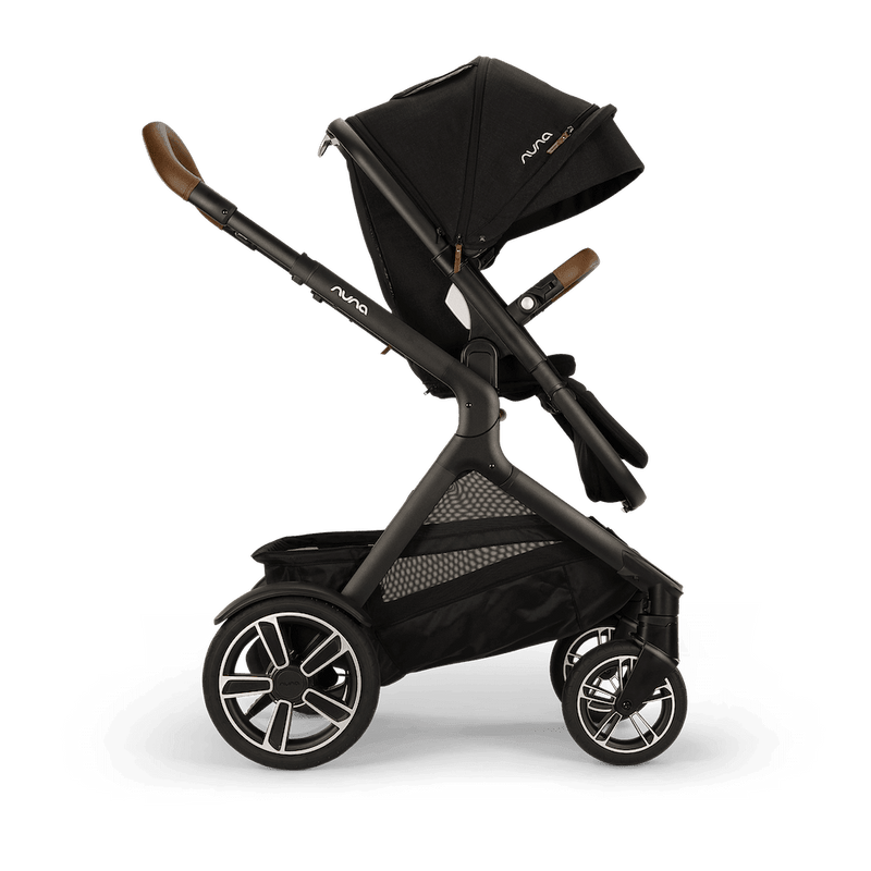 Nuna DEMI Next Double Stroller, Rider Board, and PIPA RX Travel System Caviar