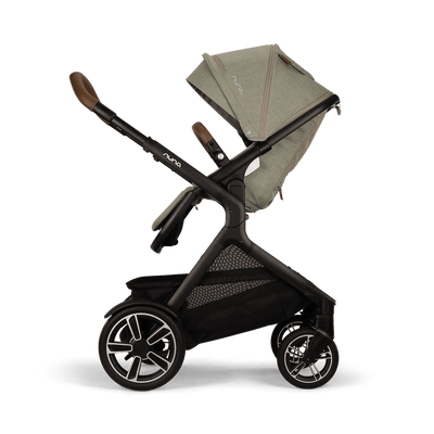 Nuna DEMI Next Twin Stroller and Rider Board with Bassinet + Stand