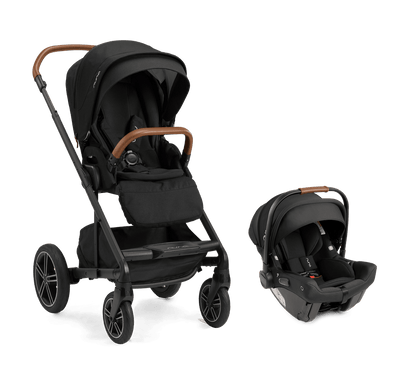 Nuna MIXX Next and PIPA Urbn Travel System Caviar