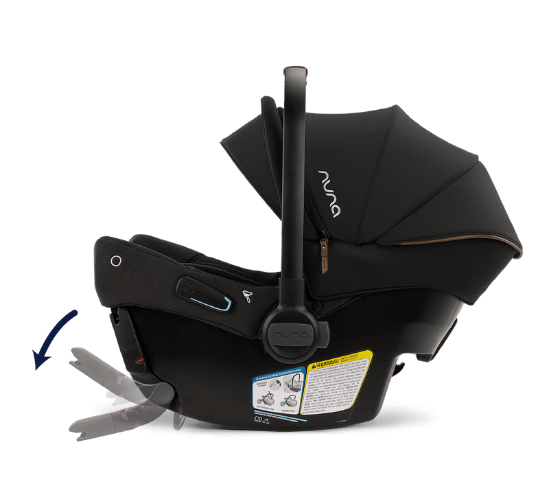 Nuna MIXX Next and PIPA Urbn Travel System Caviar