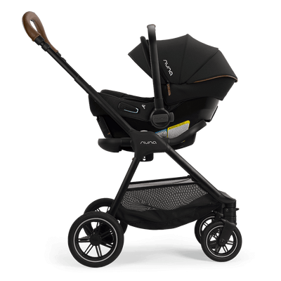 Nuna TRIV Next Bundle - Stroller, LYTL Bassinet + Stand, and PIPA Urbn Infant Car Seat Caviar
