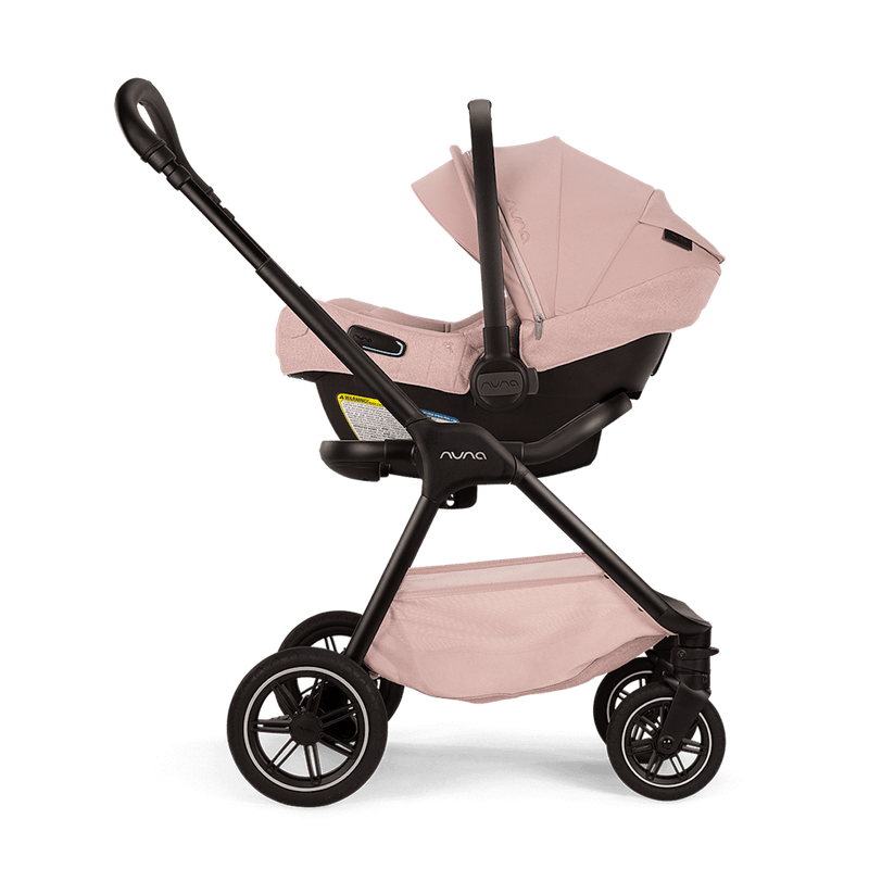 Nuna TRIV Next Bundle - LYTL Bassinet + Stand, and PIPA aire RX Infant Car Seat in Thistle