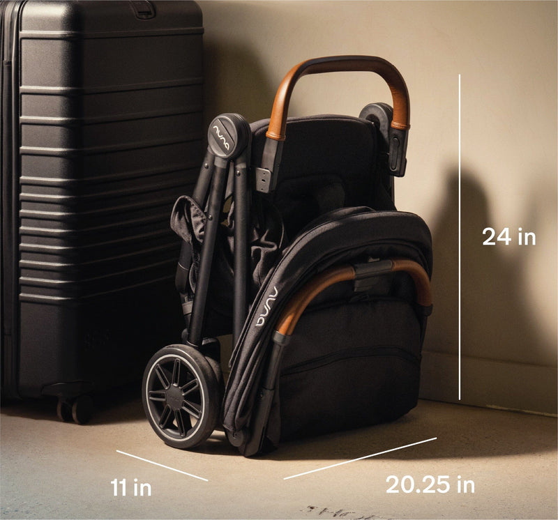 Nuna TRVL and PIPA Lite Travel System Caviar