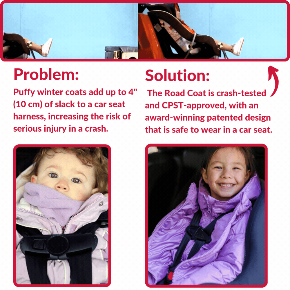 Onekid Car Seat Coat | The Road Coat Vegan - Platinum- Strolleria
