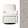 Chenille Linen Oilo Harlow Swivel Recliner - Front View | Strolleria